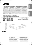 JVC LD-HD2KBU User's Manual