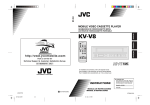 JVC KV-V8 Supplementary Manual