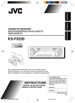 JVC KS-FX220 User's Manual