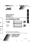 JVC KS-F550R User's Manual