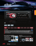 JVC KD-R330 Specification Sheet