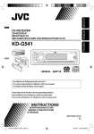 JVC KD-G541 User's Manual