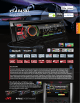 JVC KD-A845BT Specification Sheet