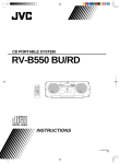 JVC RV-B550RD User's Manual