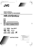 JVC HR-XVS44UJ User's Manual