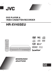 JVC HR-XV45SEU User's Manual