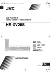 JVC HR-XV28S User's Manual