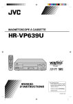 JVC HR-VP639U User's Manual