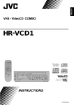 JVC HR-VCD1 User's Manual