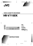 JVC HR-V715EK User's Manual