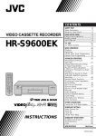 JVC HR-S9600EK User's Manual