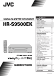 JVC HR-S9500EK User's Manual