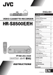 JVC HR-S8500E/EH User's Manual