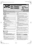 JVC HR-J790EU User's Manual
