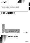 JVC HR-J73MS User's Manual