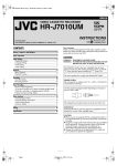 JVC HR-J7010UM User's Manual