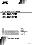 JVC HR-J680EK User's Manual