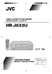 JVC HR-J633U User's Manual