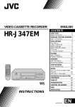 JVC HR-J347EM User's Manual