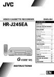 JVC HR-J245EA User's Manual