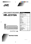 JVC HR-J231SA User's Manual