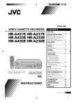 JVC HR-A230E User's Manual