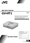 JVC GV-HT1U User's Manual