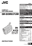 JVC GR-SXM937UM User's Manual