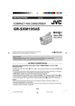 JVC GR-SXM195AS User's Manual