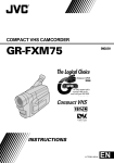 JVC GR-FXM75 User's Manual