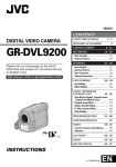 JVC GR-DVL9200 User's Manual