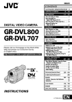 JVC GR-DVL707 User's Manual