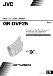 JVC GR-DVF25 User's Manual