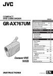 JVC GR-AX767UM User's Manual