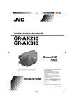 JVC GR-AX310U User's Manual