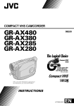 JVC GR-AX285 User's Manual