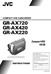 JVC GR-AX220 User's Manual