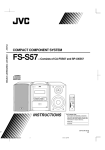 JVC FS-S57 User's Manual