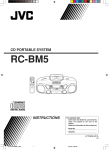 JVC RC-BM5 User's Manual