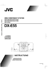 JVC DX-E55 User's Manual