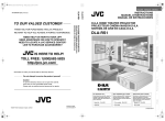JVC DLA-RS1 User's Manual