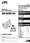 JVC COMPACT GR-SXM735 User's Manual