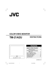 JVC TM21A2U User's Manual