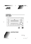 JVC KW-S601 User's Manual