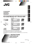 JVC KD-S8R User's Manual
