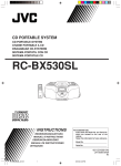 JVC RC-BX530SL User's Manual