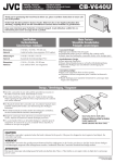 JVC CB-V640U User's Manual