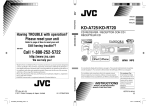 JVC KD-A725 User's Manual