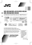 JVC KD-A535 User's Manual