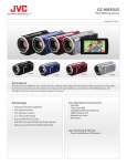 JVC Camcorder flash memory camera User's Manual